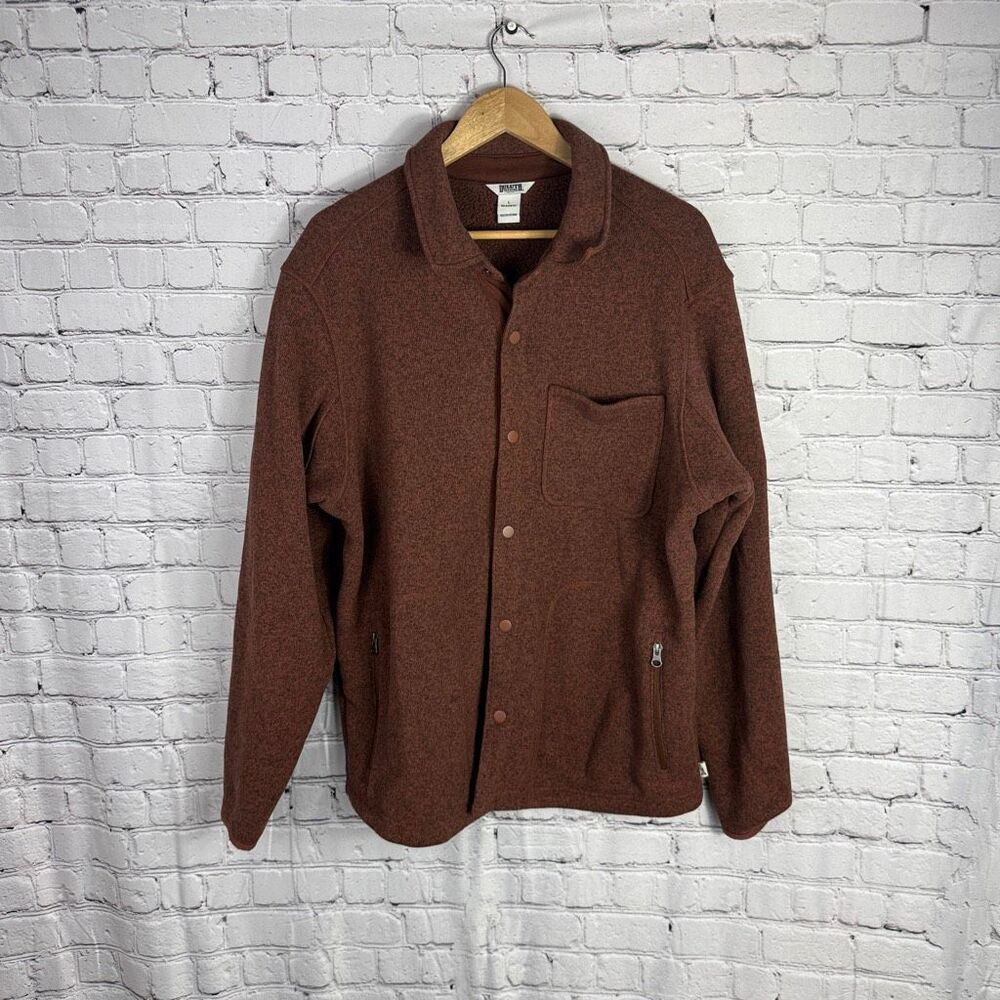 Duluth Sweater Fleece Shirt Jacket Size Large NWOT